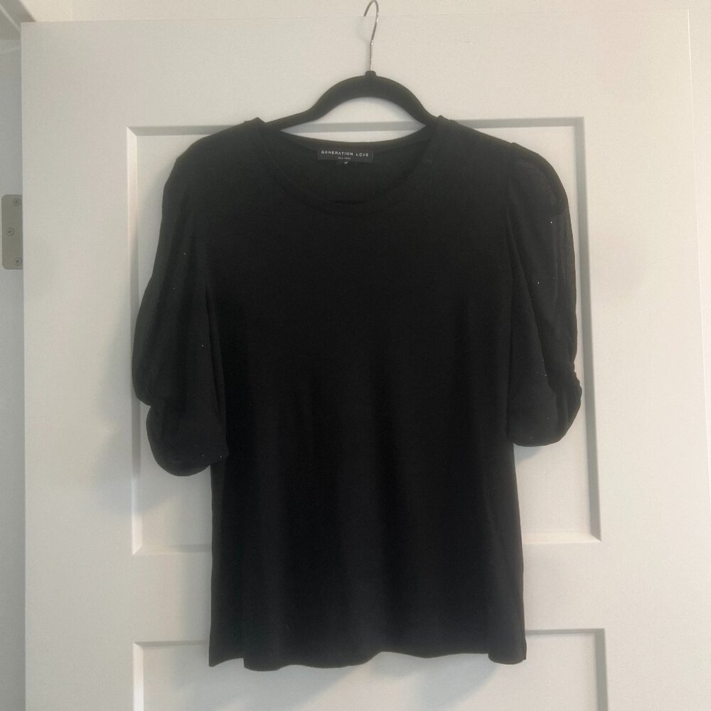 Generation love puff sleeve top